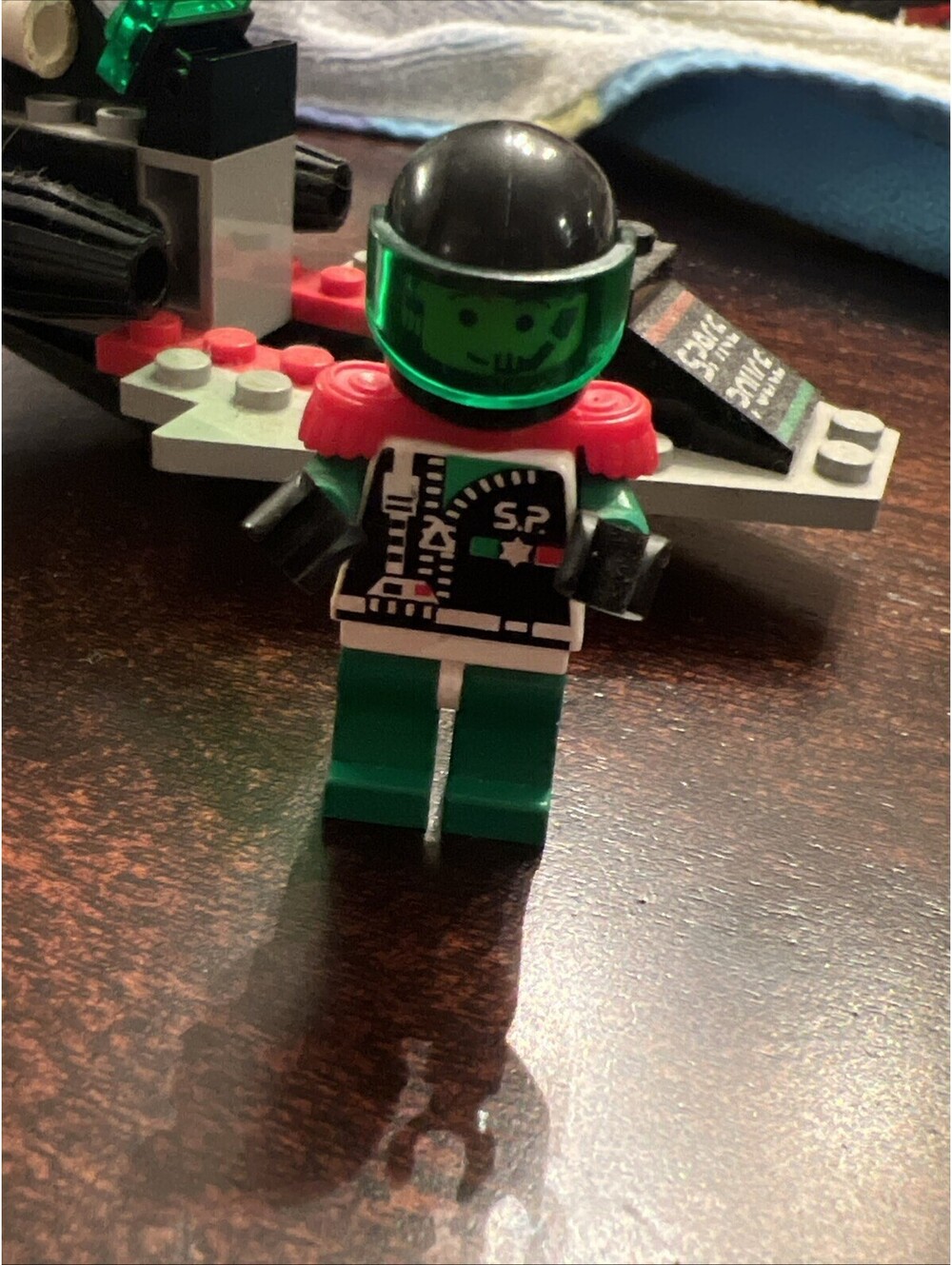 Vintage 1991 LEGO Blacktron ll Solar Scout 1463 Complete mini figure space polic - Picture 9 of 9
